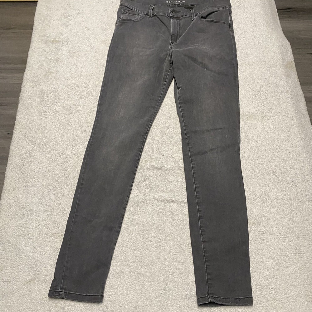 Mott And Bow Jeans Womens 31x29 Mid Rise Skinny Stretch Black